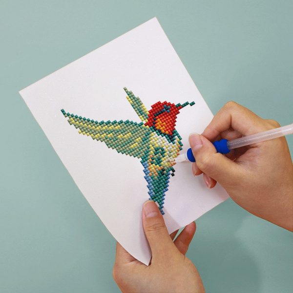 Mini Diamond Painting 3 x5  (12 pieces) - Colorful Birds Paradise For Cheap - Image 5