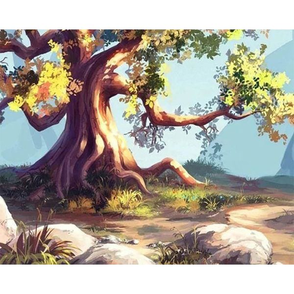 Diamond Painting - Flowers in Tree Supply - Image 2