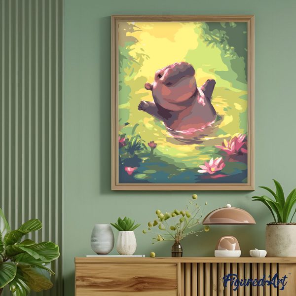 Swimming Hippo Discount - Image 3