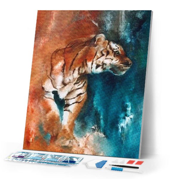 Diamond Painting - Abstract Tiger Cheap