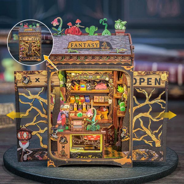 DIY Book Nook Kit - Fantasy Plant Shop Online Hot Sale - Image 4