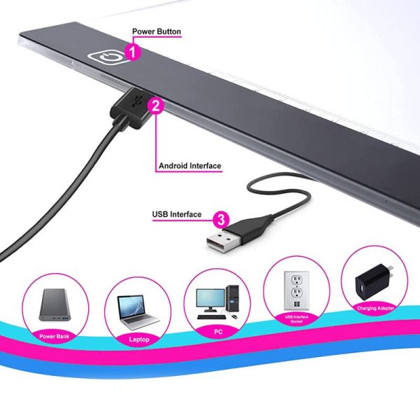 Diamond Painting LED Underlay LED Pad A3 Online Hot Sale - Image 4