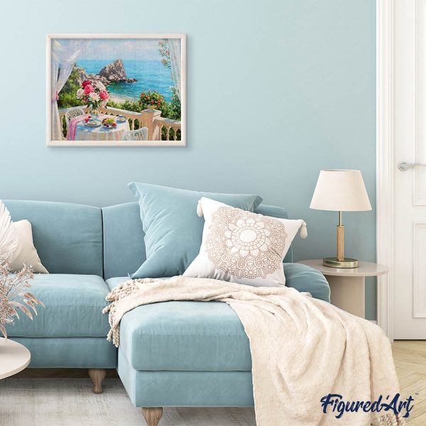 Diamond Painting - Sea View on Sale - Image 3