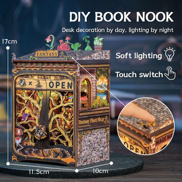 DIY Book Nook Kit - Fantasy Plant Shop Online Hot Sale - Image 5