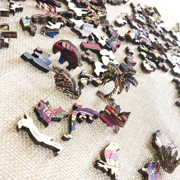 Wooden Puzzle - Adorable Dog Online now - Image 3