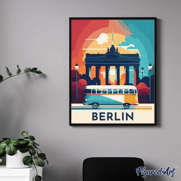 Diamond Painting - Travel Poster Berlin Fashion - Image 3