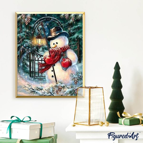 Diamond Painting - A Snowman For Discount - Image 3
