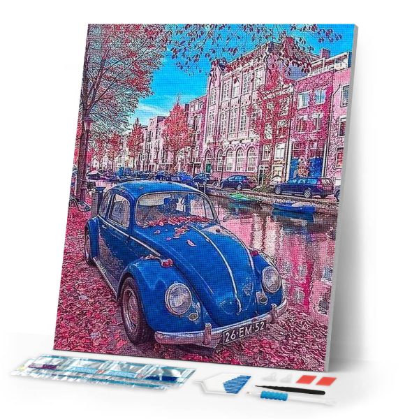 Diamond Painting - Vintage Car in Paris For Cheap