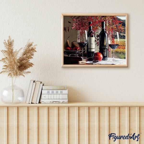 Diamond Painting - Red Wine Online - Image 3
