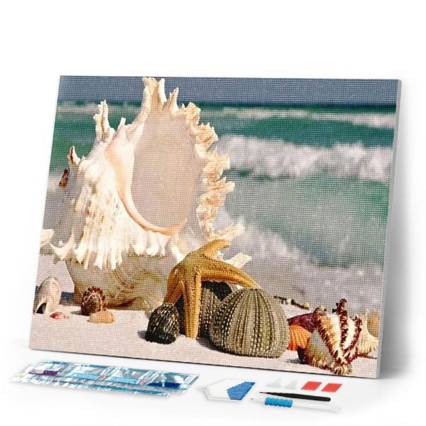 Diamond Painting - Shells along the Water Hot on Sale